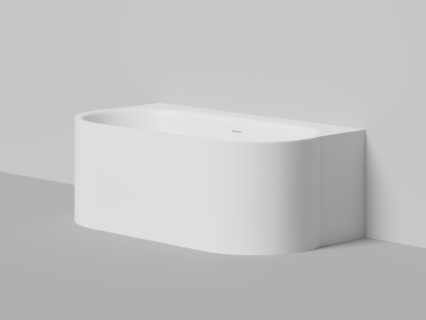 Ванна из искусственного камня Salini Perla W 170x90 1049204M белая матовая
