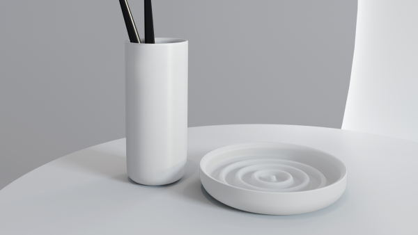 Мыльница Salini Gocce 1902201 белая матовая