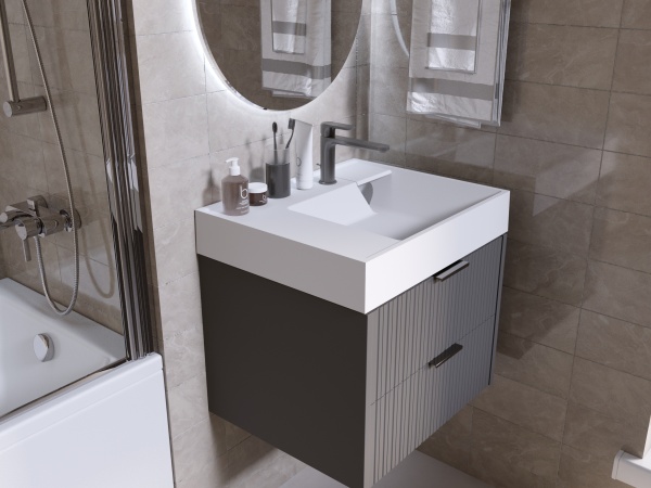 Подвесная раковина Madera Vega 4627173210959 60 см белая глянцевая на стиральную машину