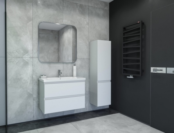 Тумба с раковиной Caprigo Forte 36112-SF027 75 см белая