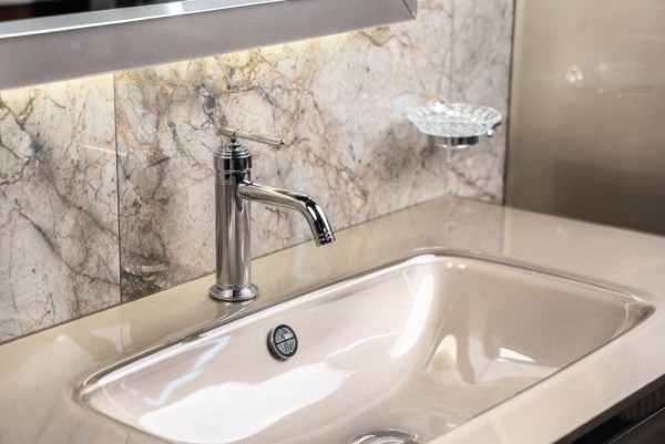 Встраиваемый смеситель для раковины Boheme Eterna 175-CR хром