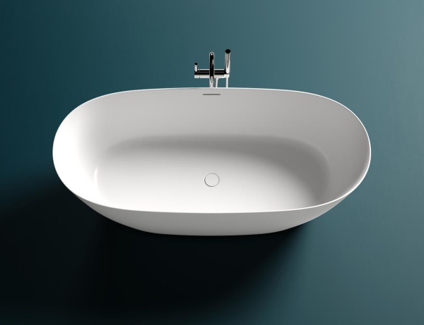 Ванна из литьевого камня Salini Sofia 165x75 102511G белая глянцевая отдельно стоящая