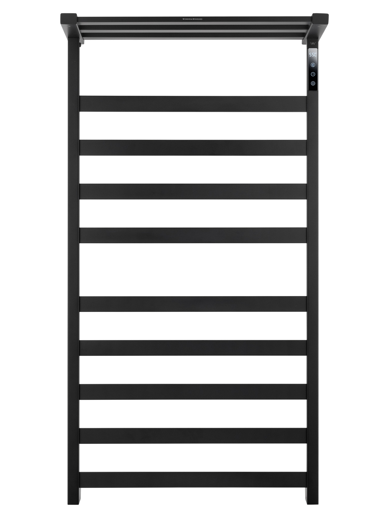 Полотенцесушитель электрический Wonzon & Woghand Frankfurt WW-A1029-MB черный матовый