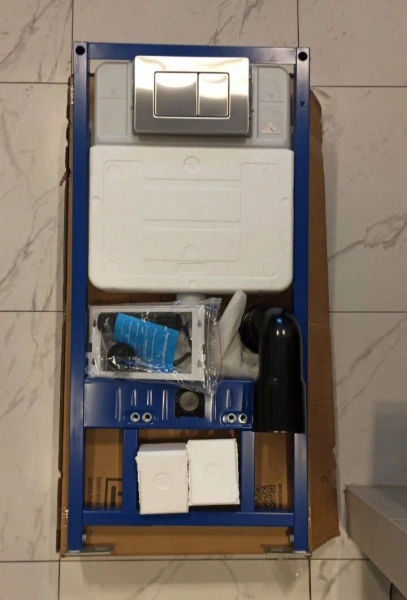 Инсталляция Sapbox 108C.500.01.806SS-ST для унитаза с кнопкой смыва сатин