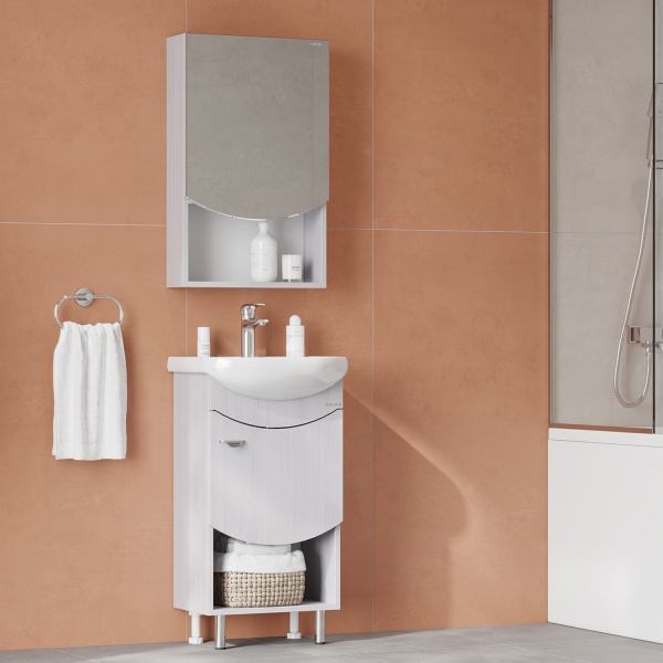 Тумба под раковину Onika Селена 104505 40 см бодега светлый (раковина Дора 47, Азов 45)