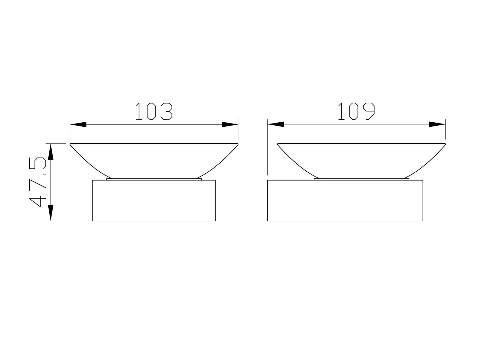 Мыльница Wonzon & Woghand WW-9522 хром глянцевая