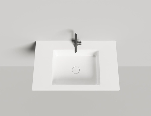 Подвесная раковина Salini Onda 80 1402201MF 50 см белая матовая