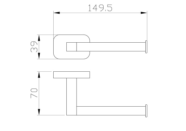 Держатель для туалетной бумаги Wonzon & Woghand Graffity WW-9316-BN никель брашированный