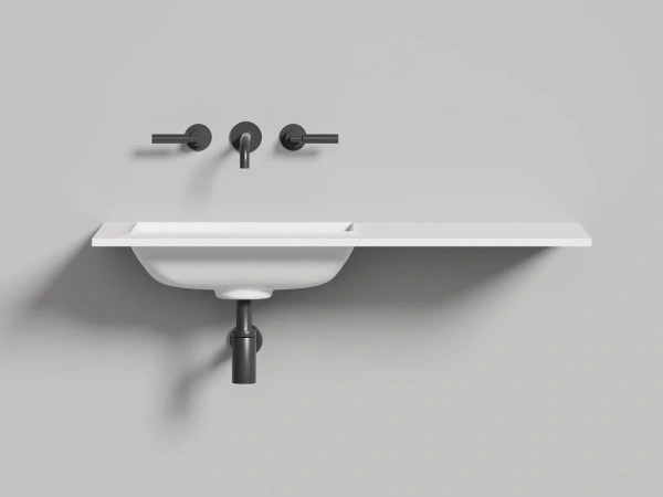 Подвесная раковина Salini Onda Edge Square 14022061MN 40 см белая матовая