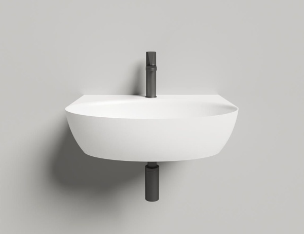 Накладная раковина Salini Alda Wall 02 140322M 45 см белая матовая