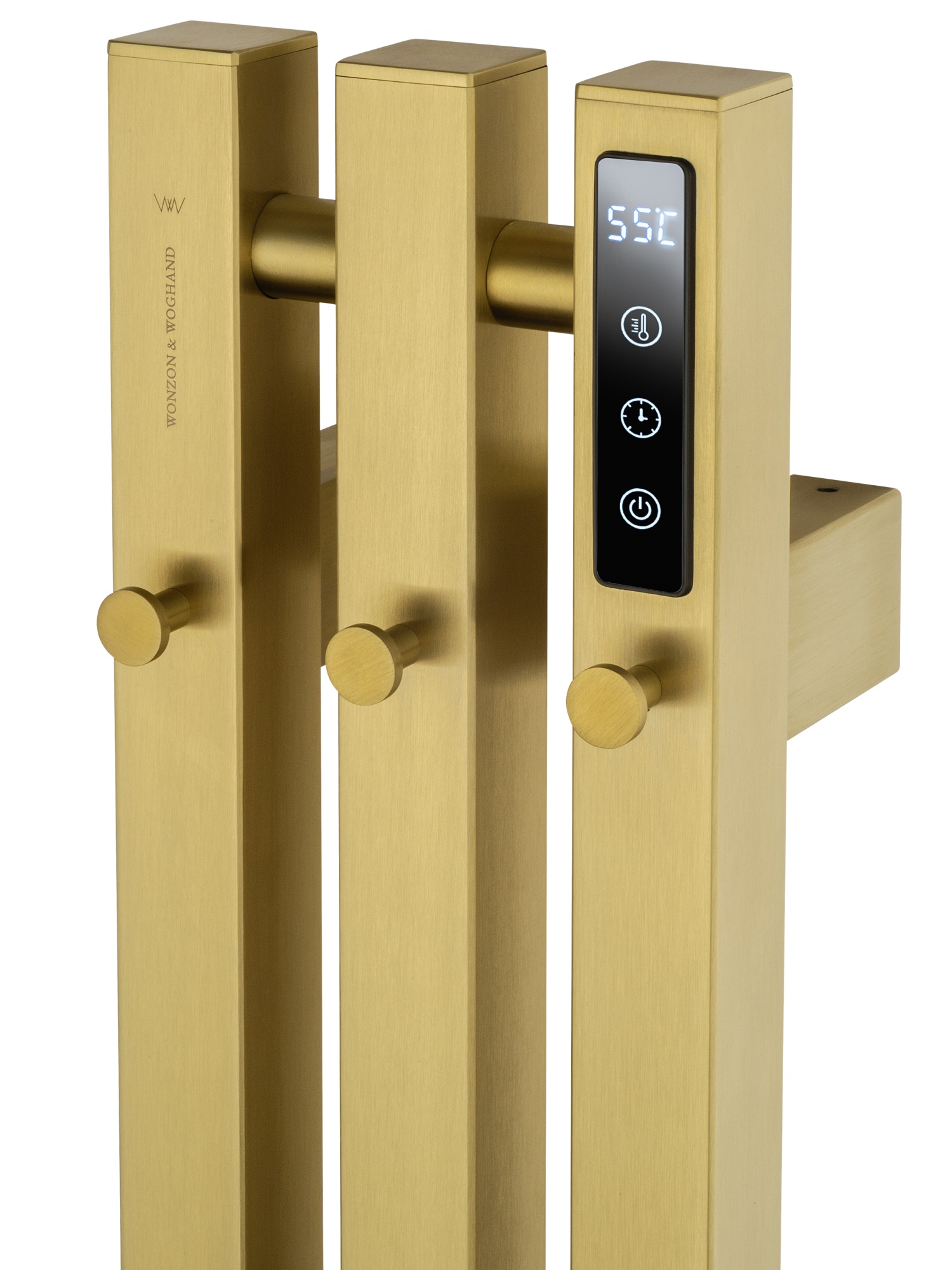 Полотенцесушитель электрический Wonzon & Woghand Kassel WW-AL73312-BG золото брашированный