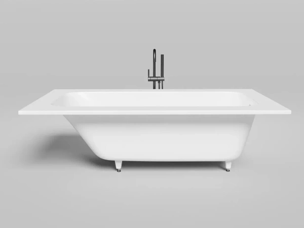 Ванна из искусственного камня Salini Orlanda Kit Plus 190x100 102124M белая матовая встраиваемая