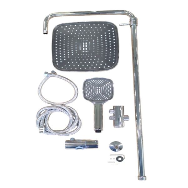 Душевая стойка со смесителем Voda VST1000-5 хром глянцевая