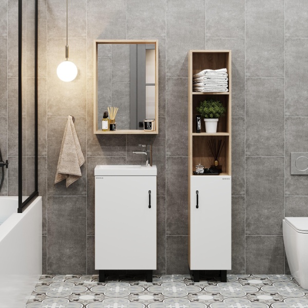 Зеркало Onika Тимбер 50x50 204803 дуб сонома