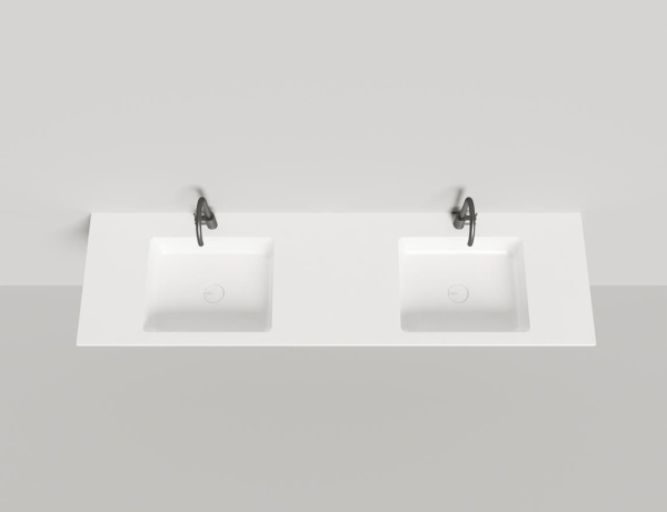 Подвесная раковина Salini Onda 1402202MF 50 см белая матовая