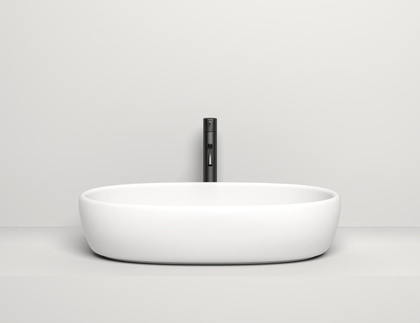 Накладная раковина Salini Luce 110721M 40 см белая матовая