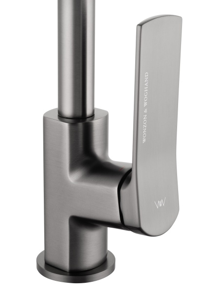 Смеситель для кухонной мойки Wonzon & Woghand WW-L1006-BGG темный графит брашированный