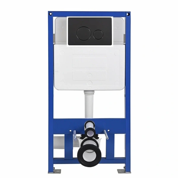 Сет инсталляция с унитазом и кнопкой Sapbox Arilon SET.108SBOX.1131T2W.808MB матовый черный