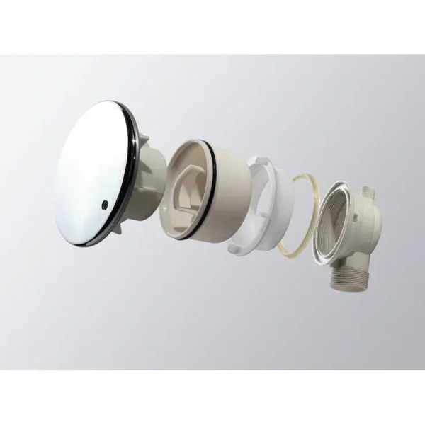 Сифон для поддона BelBagno CZR-01-90 белый, хром