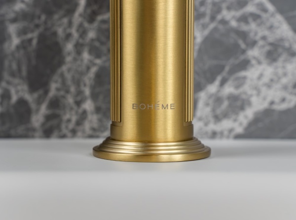 Встраиваемый смеситель для раковины Boheme Eterna 175-MG матовое золото