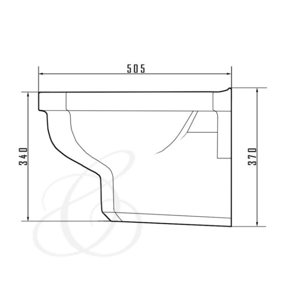 Унитаз подвесной Caprigo Tempo 4703 белый