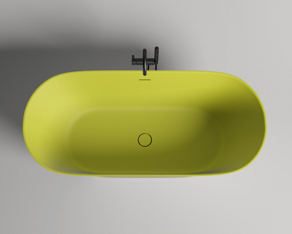 Ванна из литьевого камня Salini Mona 180x80 102911GF белый RAL глянцевая отдельно стоящая