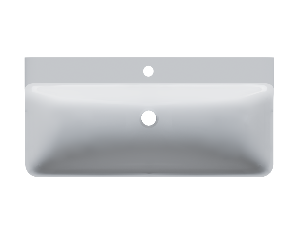 Мебельная раковина Madera Solo 4680173710454 100 см белая глянцевая