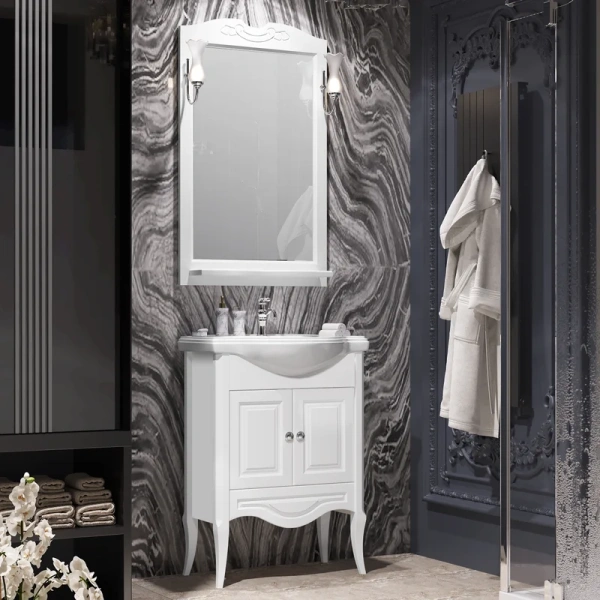 Мебельная раковина Caprigo Классик 650 65 см белая