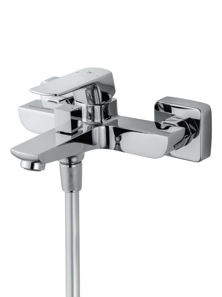 Смеситель для ванны Wonzon & Woghand Forza WW-639031-1-CR хром глянцевый с душевым гарнитуром
