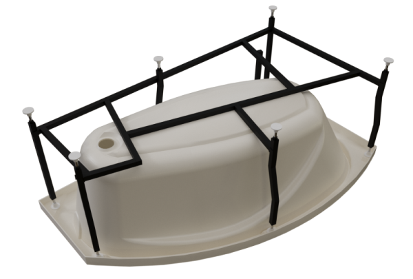 Ванна акриловая Radomir София 170x100 R 2-01-0-2-1-223 угловая c каркасом