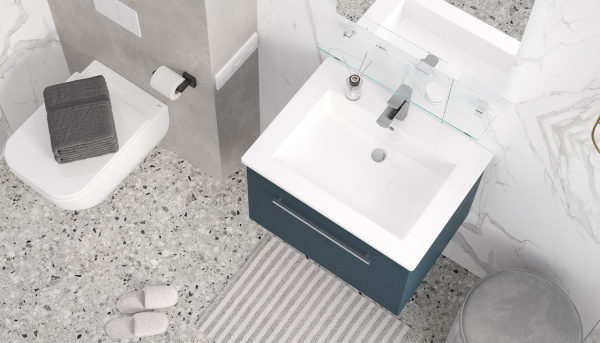 Тумба под раковину Velvex Posse tp.POS.OSK.65.1Y верде 60 см зеленая