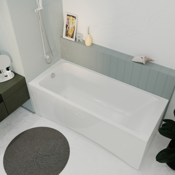 Ванна акриловая Radomir Агата 150x70 2-01-0-0-1-224Р пристенная c каркасом