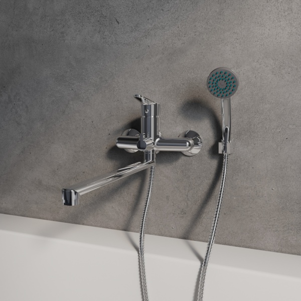 Смеситель для ванны Voda Breeze BZ31 хром глянцевый