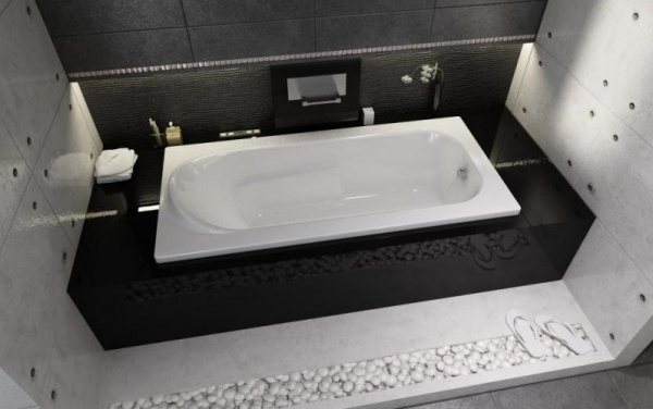 Ванна акриловая Riho Columbia 160x75 B001001005 пристенная