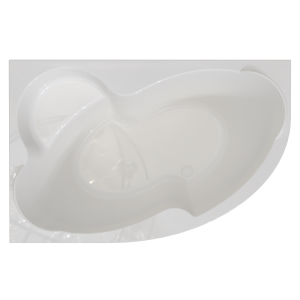 Ванна акриловая Radomir Ирма 160x105 L 2-01-0-1-1-229 угловая c каркасом