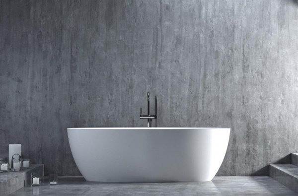 Ванна из искусственного камня Salini Alda 175x90 101911SM белая матовая отдельно стоящая