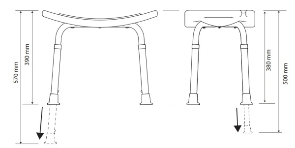 Сиденье Bemeta Help Program 353125043 белое