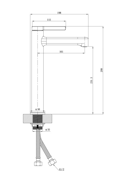 Смеситель для раковины Esko Sochi Gun Metal SC25GM оружейная сталь матовый