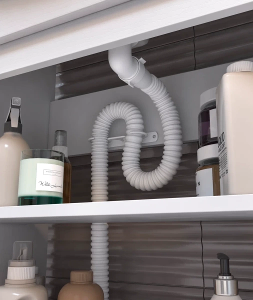 Тумба под раковину Vigo Wing tn.WIN.BAL.60.2D белая 55 см белая