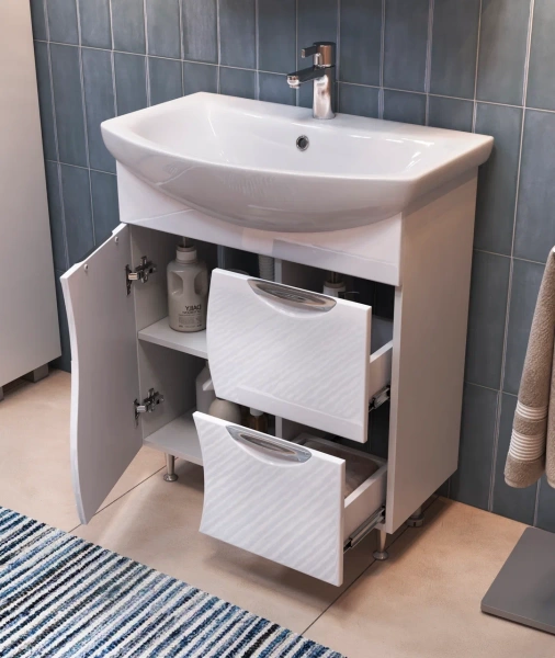 Тумба под раковину Vigo Callao tn.CAL.BAL.70.1D.2Y 65 см белая