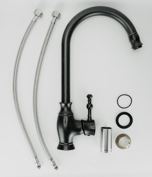 Смеситель для кухонной мойки Esko Twiggy TG 519 B матовый черный