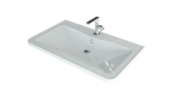 Мебельная раковина Madera Adel 4627173210225 60 см белая глянцевая