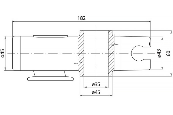 Держатель для душа Bemeta Help Program 338514372 хром глянцевый