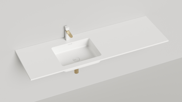 Подвесная раковина Salini Onda Plus 1402203MN 40 см белая матовая