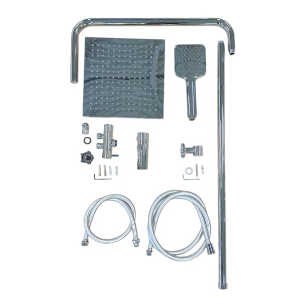 Душевая стойка со смесителем Esko ST950SQ хром глянцевая