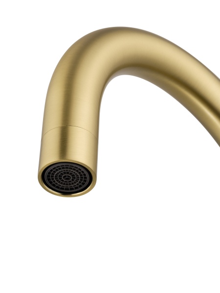 Смеситель для кухонной мойки Wonzon & Woghand WW-AE4554-BG золото брашированный