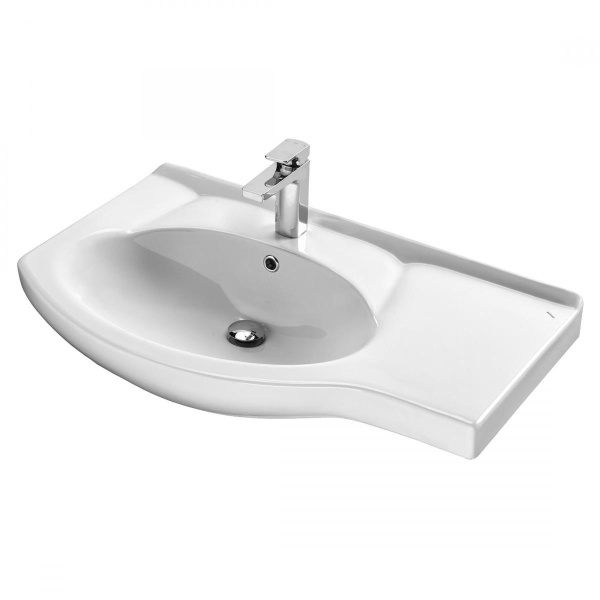 Встраиваемая раковина Santek Коралл 1WH110228 85 см L белая