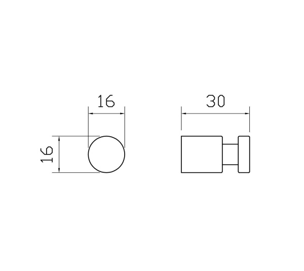 Крючок Wonzon & Woghand Easy WW-8105-1-BGM темный графит брашированный