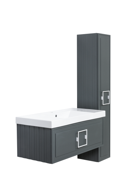 Пенал LaFenice Cubo FNC-05-CUB-G-30 30 см серый матовый