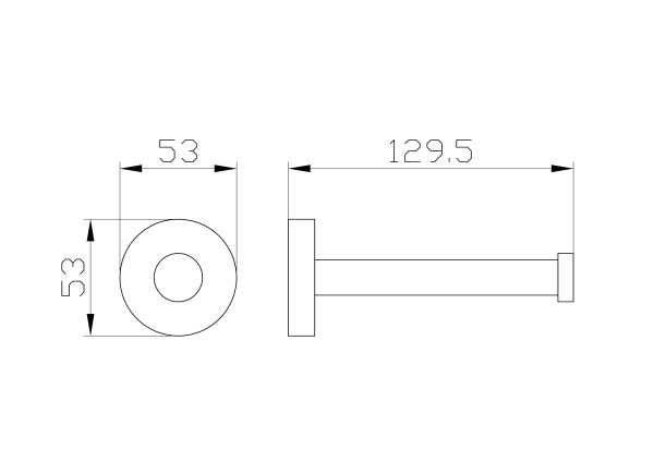 Держатель для туалетной бумаги Wonzon & Woghand Easy WW-8106 хром глянцевый